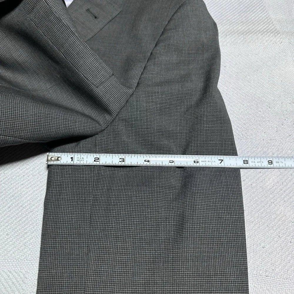 Ted‎ Baker Endurance Dark Gray Wool Surgeon Cuffs Blazer Jacket Men's Size 40L